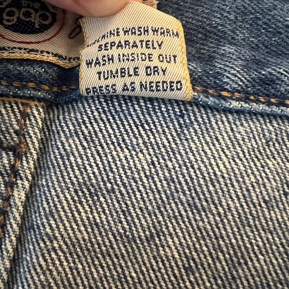 The Gap Work Force Women's Cutoff Capri Jeans Vintage, Size 7/8, Blue - Picture 4 of 9